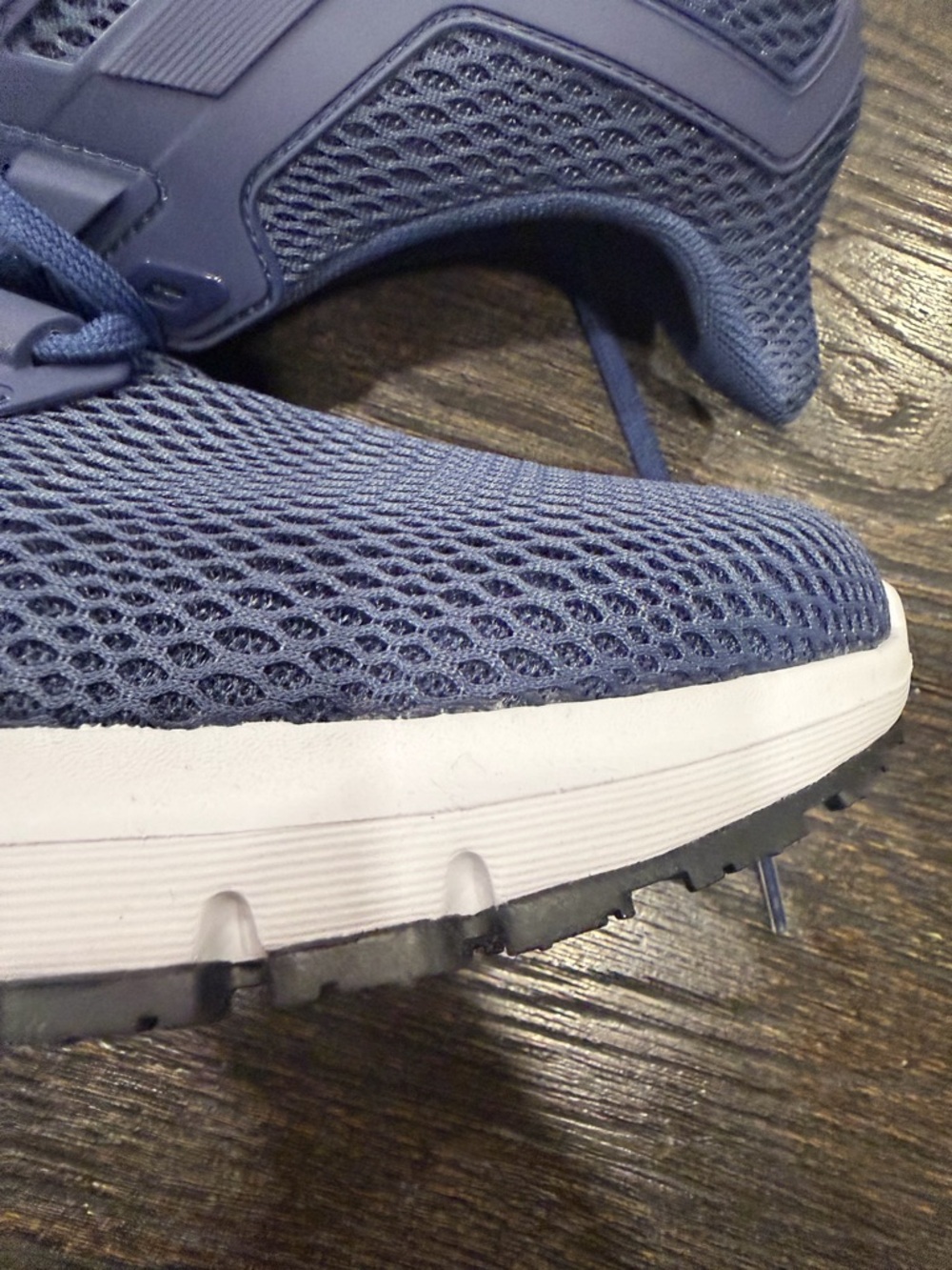 ADIDAS ULTIMASHOW SIZE 11.5 NAVY RUNNING SHOES TRAINING GYM SHOES - Picture 11 of 11